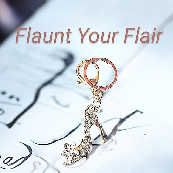 New! Bling Stiletto Purse Charm or Keychain - Picture 6 of 16